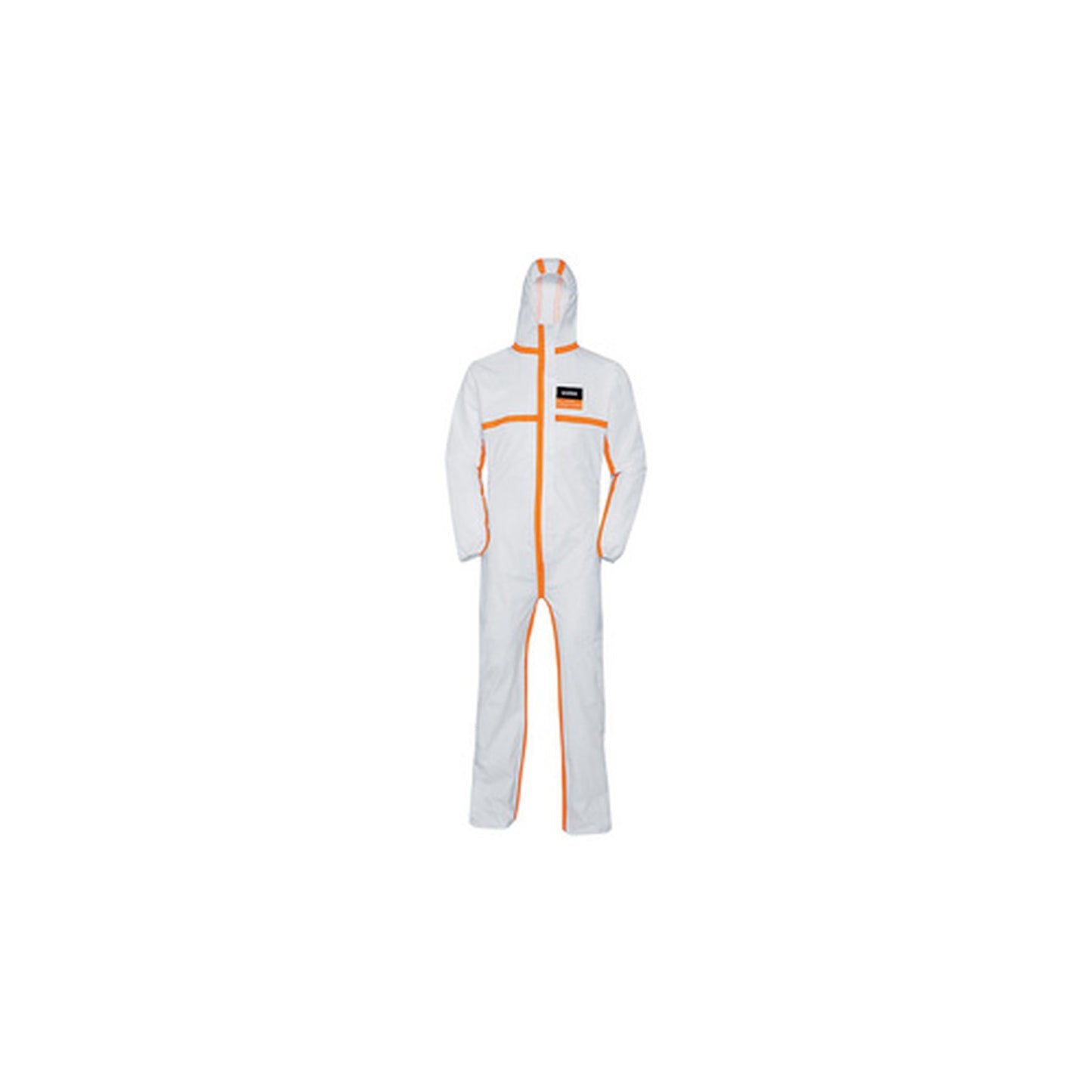 uvex Combinaison de protection jetable 4B, XXL, blanc/orange