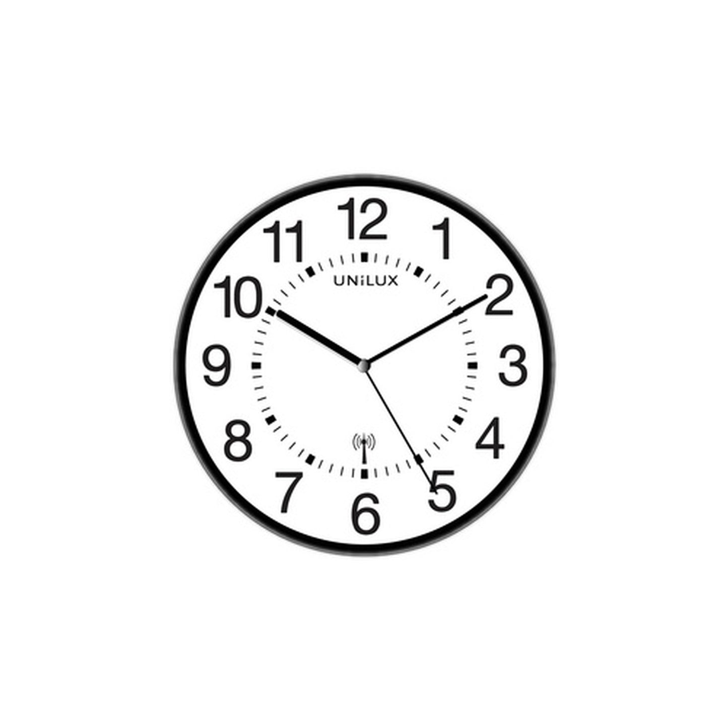 UNiLUX Horloge radio-pilotée "WAVE", argent