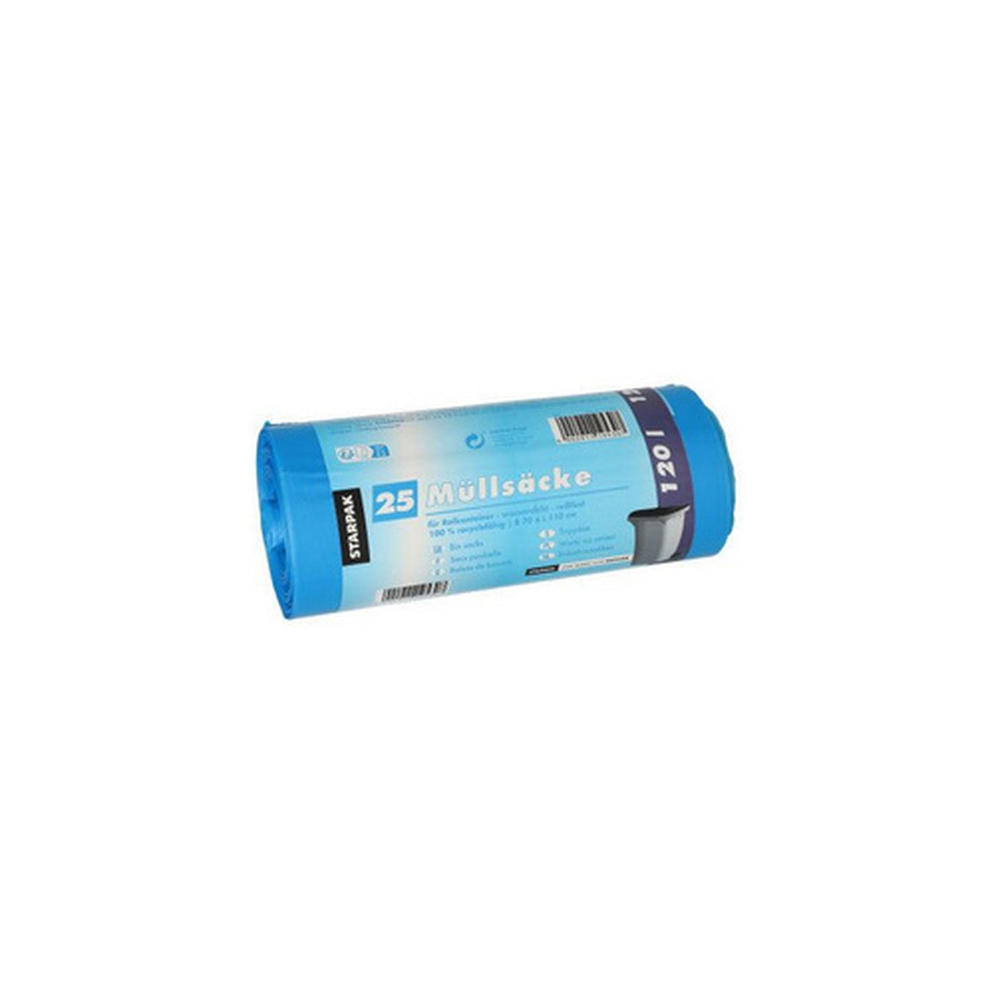 STARPAK Sac poubelle HDPE, 240 litres, noir
