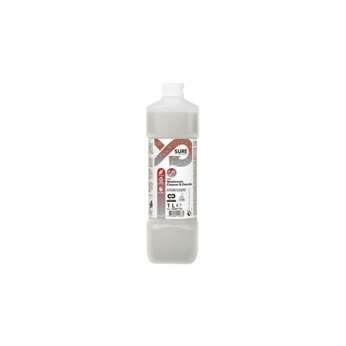 SURE Nettoyant sanitaire "Washroom Cleaner & Descaler", 1 L