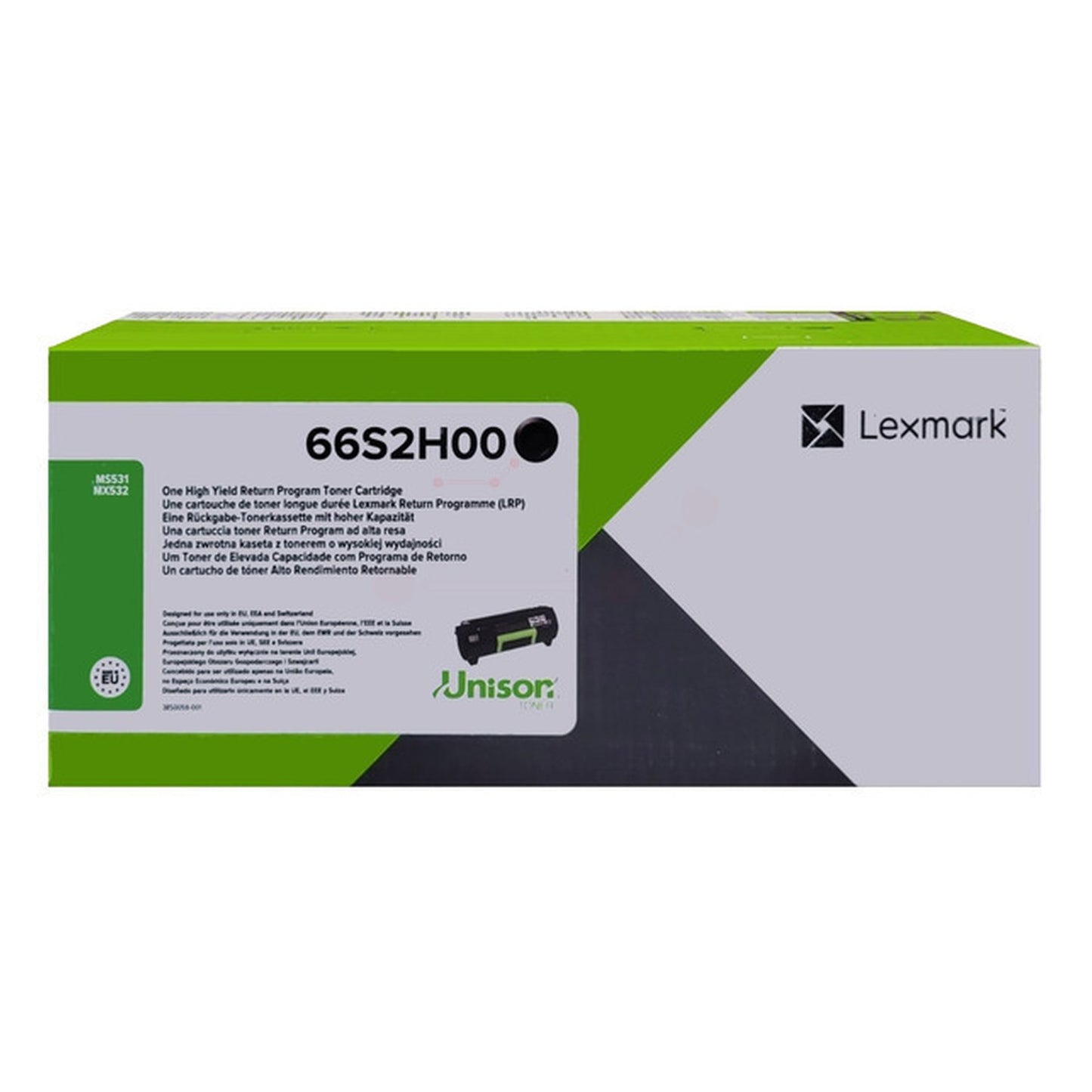 Toner d'origine Lexmark 66S2H00 - noir