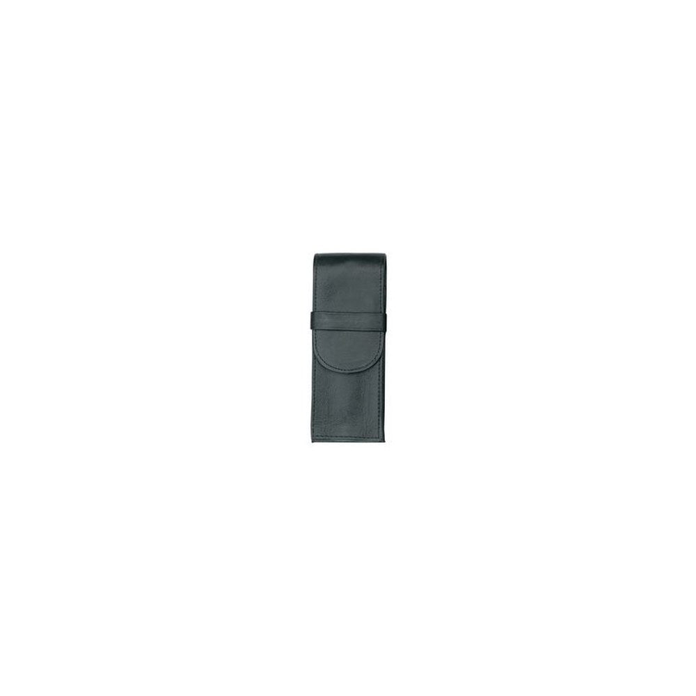Alassio Etui pour stylo, pour 3 stylos, noir, cuir véritable