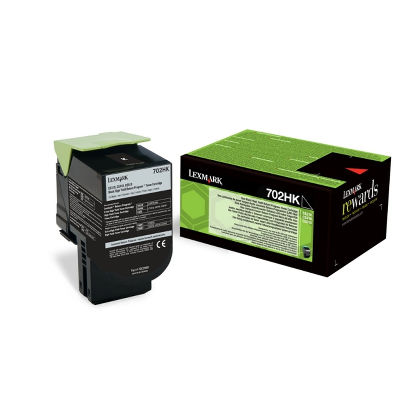 Toner d'origine Lexmark 70C0X40 / 700X4 - jaune