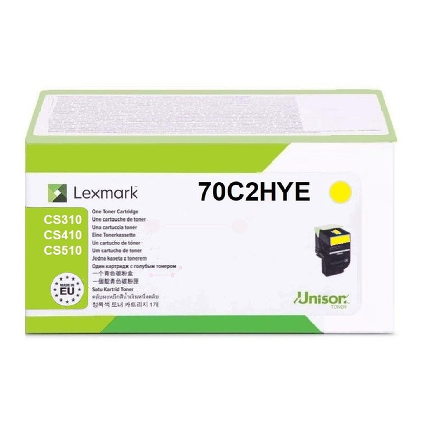 Toner d'origine Lexmark 70C2HYE / 702HY - jaune