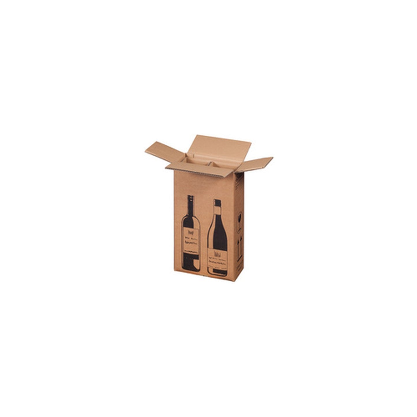 smartboxpro Cartons d'expédition pour 2 bouteilles x10