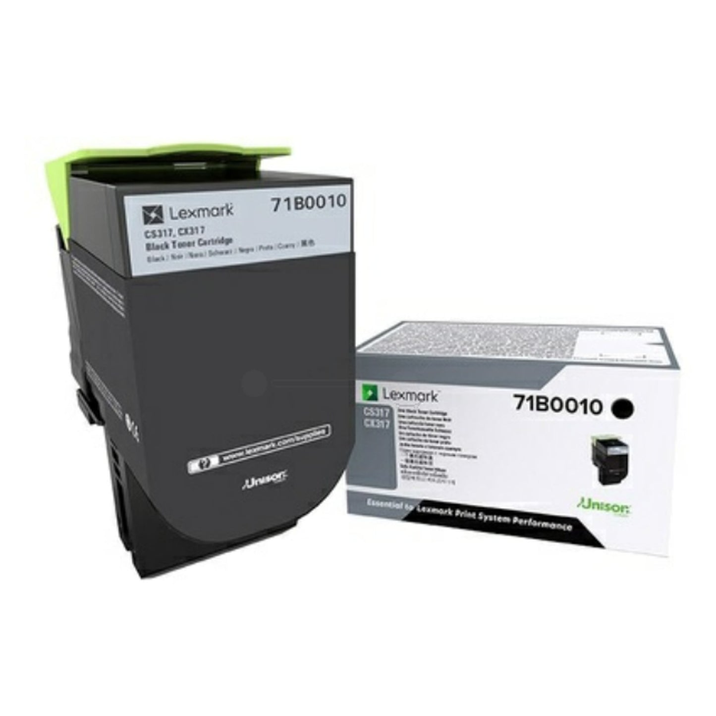 Toner d'origine Lexmark 71B0010 - noir