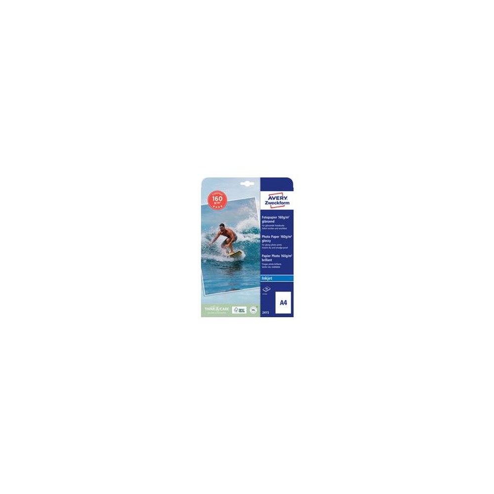 AVERY Zweckform Papier photo jet d'encre EVERYDAY, 160 g/m2