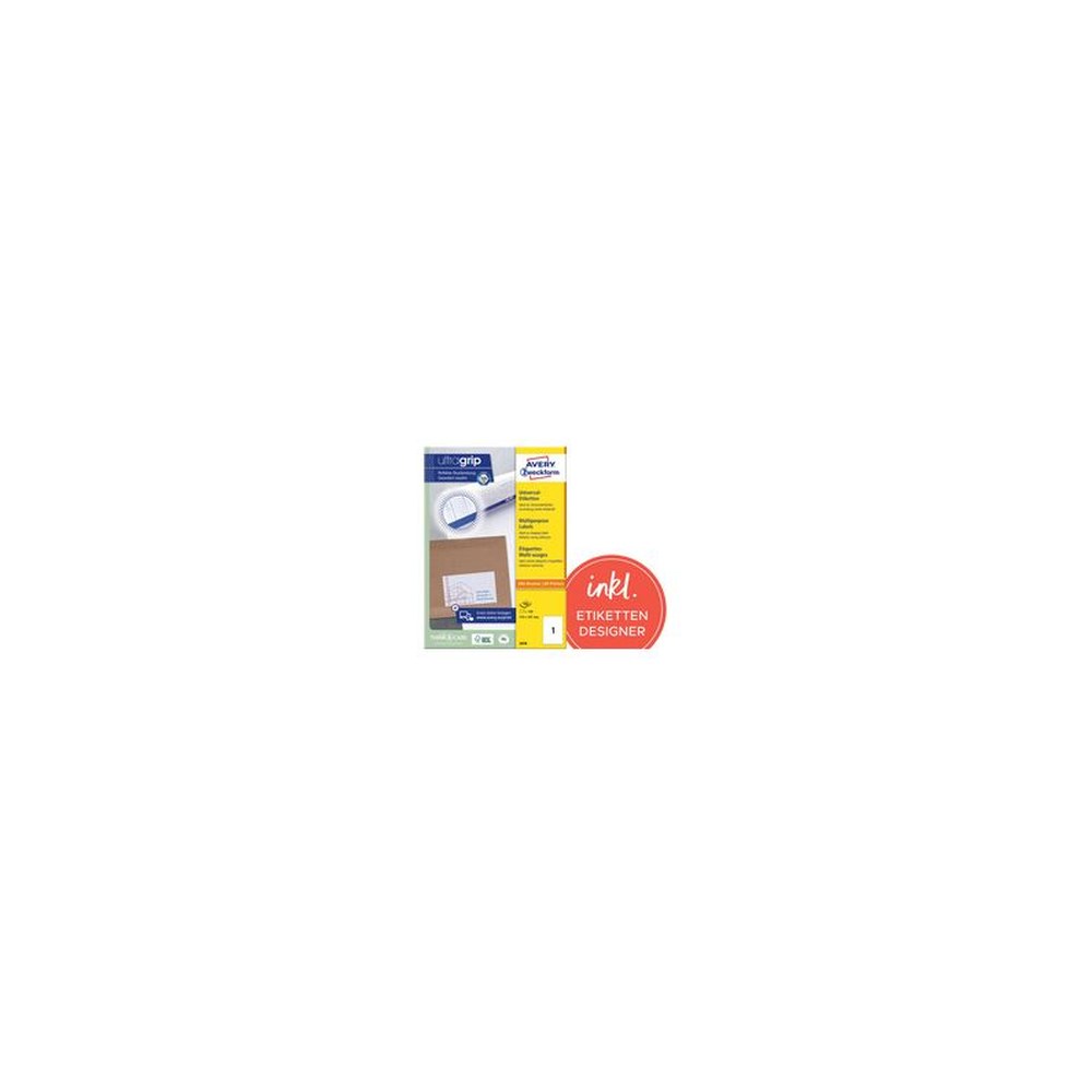 AVERY Zweckform Etiquette universelle, 70 x 36 mm, blanc