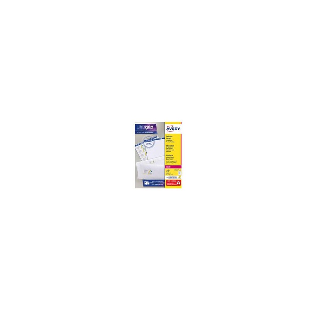 AVERY Etiquette d'adresse, 99,1 x 57 mm, blanc