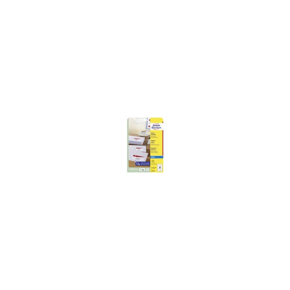 AVERY Zweckform Etiquette d'adresse jet encre,45,7 x 21,2 mm
