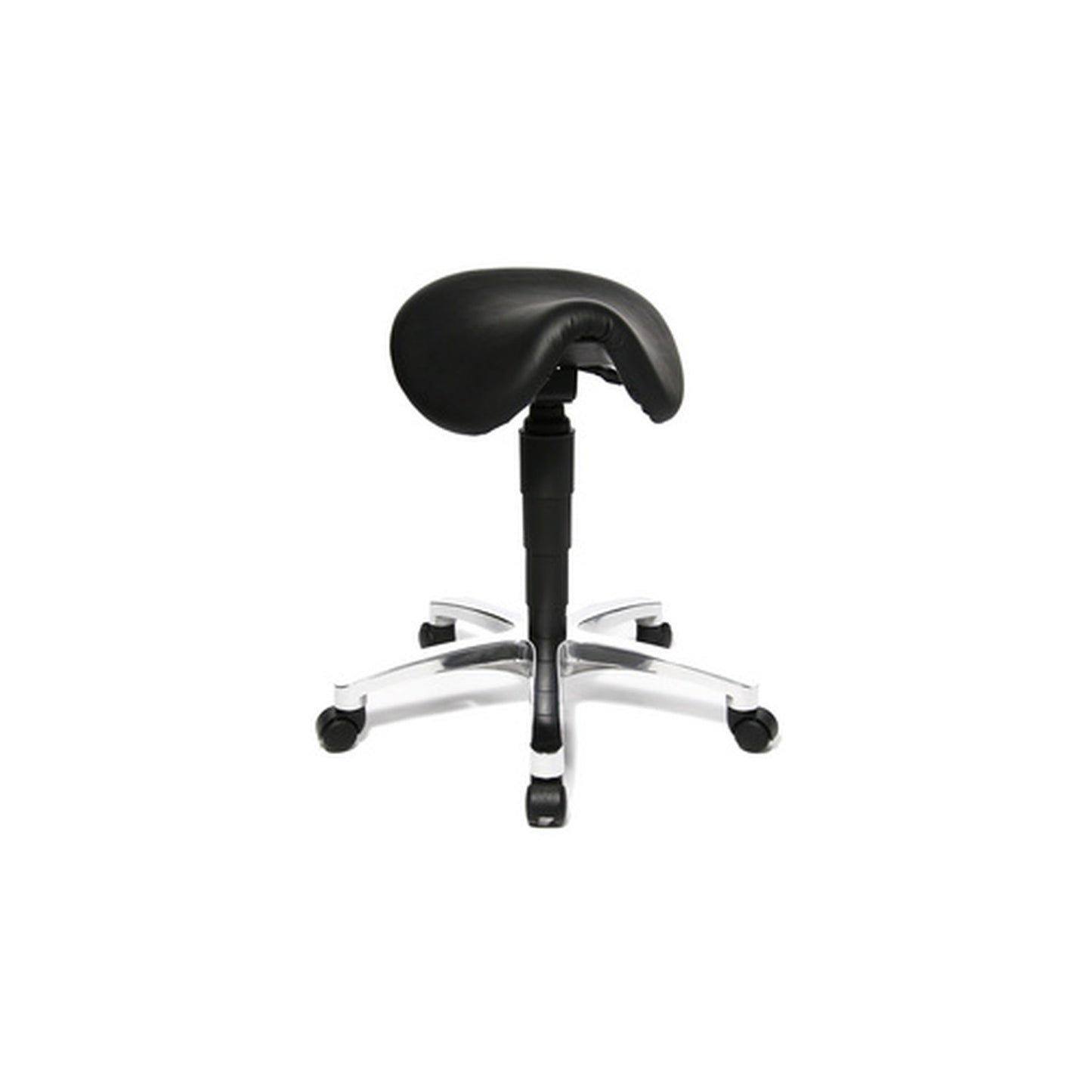 Topstar Tabouret "Bonanza", cuir véritable, noir