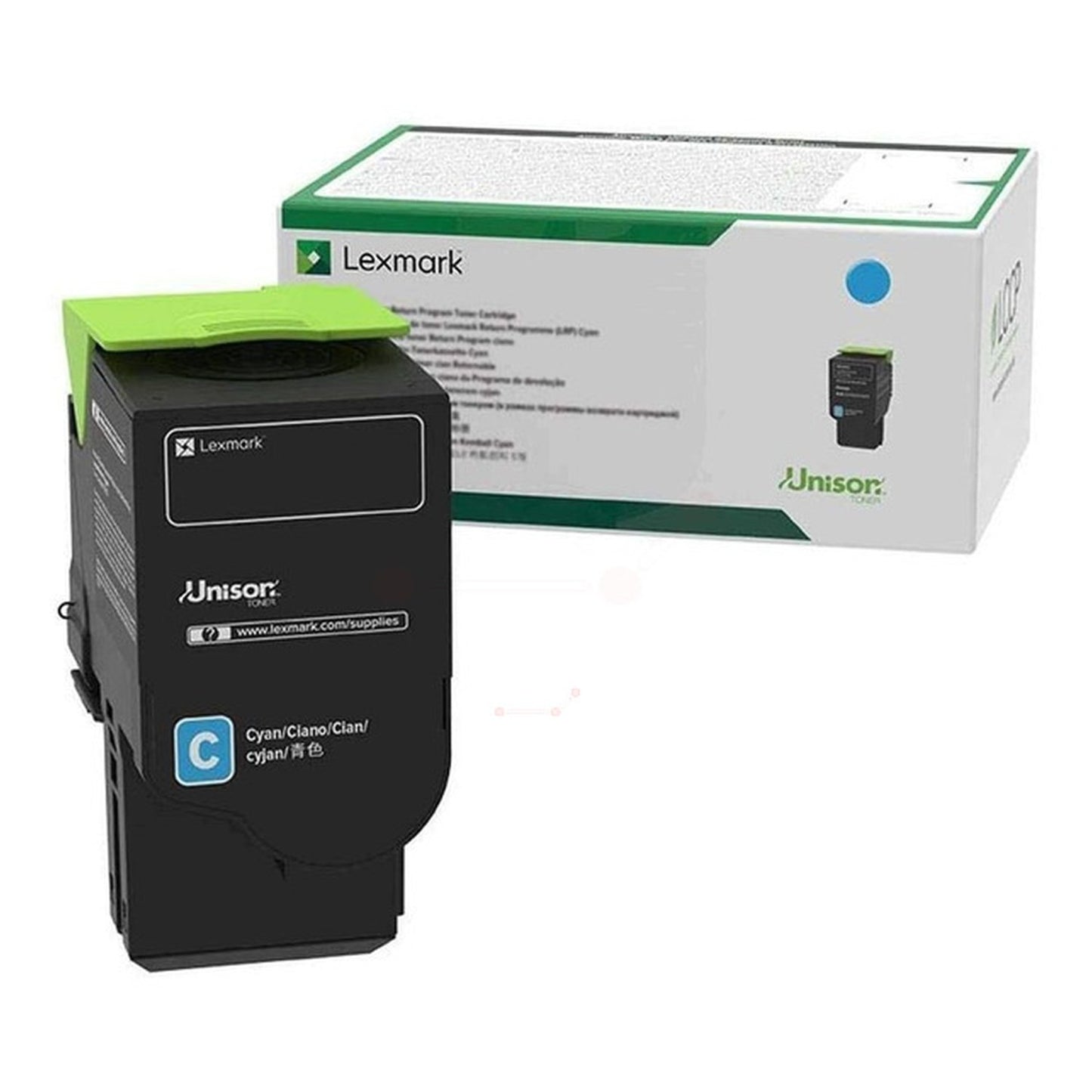 Toner d'origine Lexmark 78C2UCE - cyan