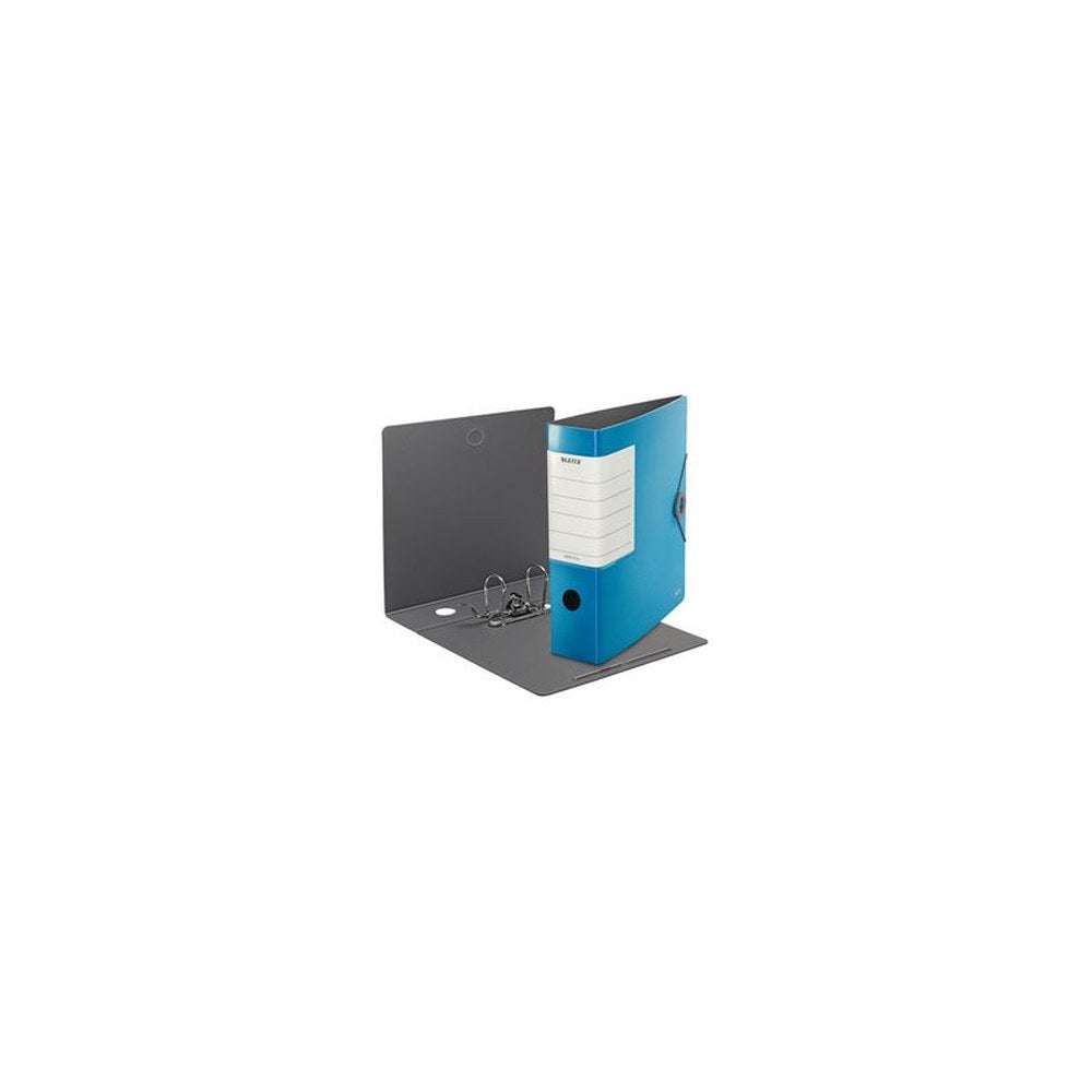 LEITZ Classeur Solide, 180 degrés, 82 mm, bleu clair