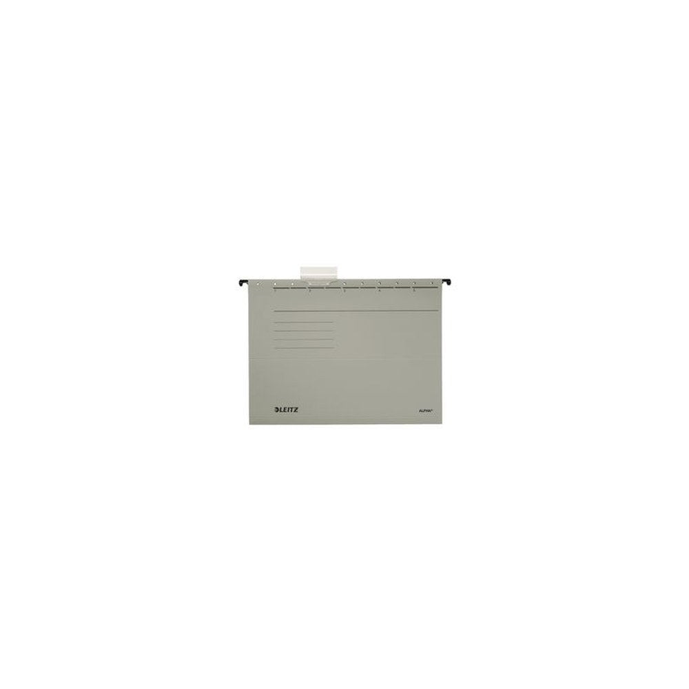 LEITZ ALPHA Hängemappe, A4, seitlich offen, grau x5
