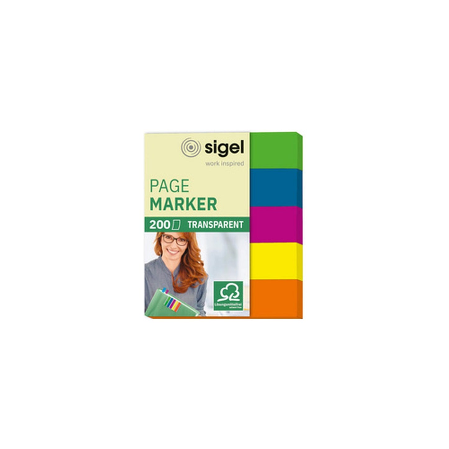 sigel Marque-page repositionnable mini, 50 x 12 mm