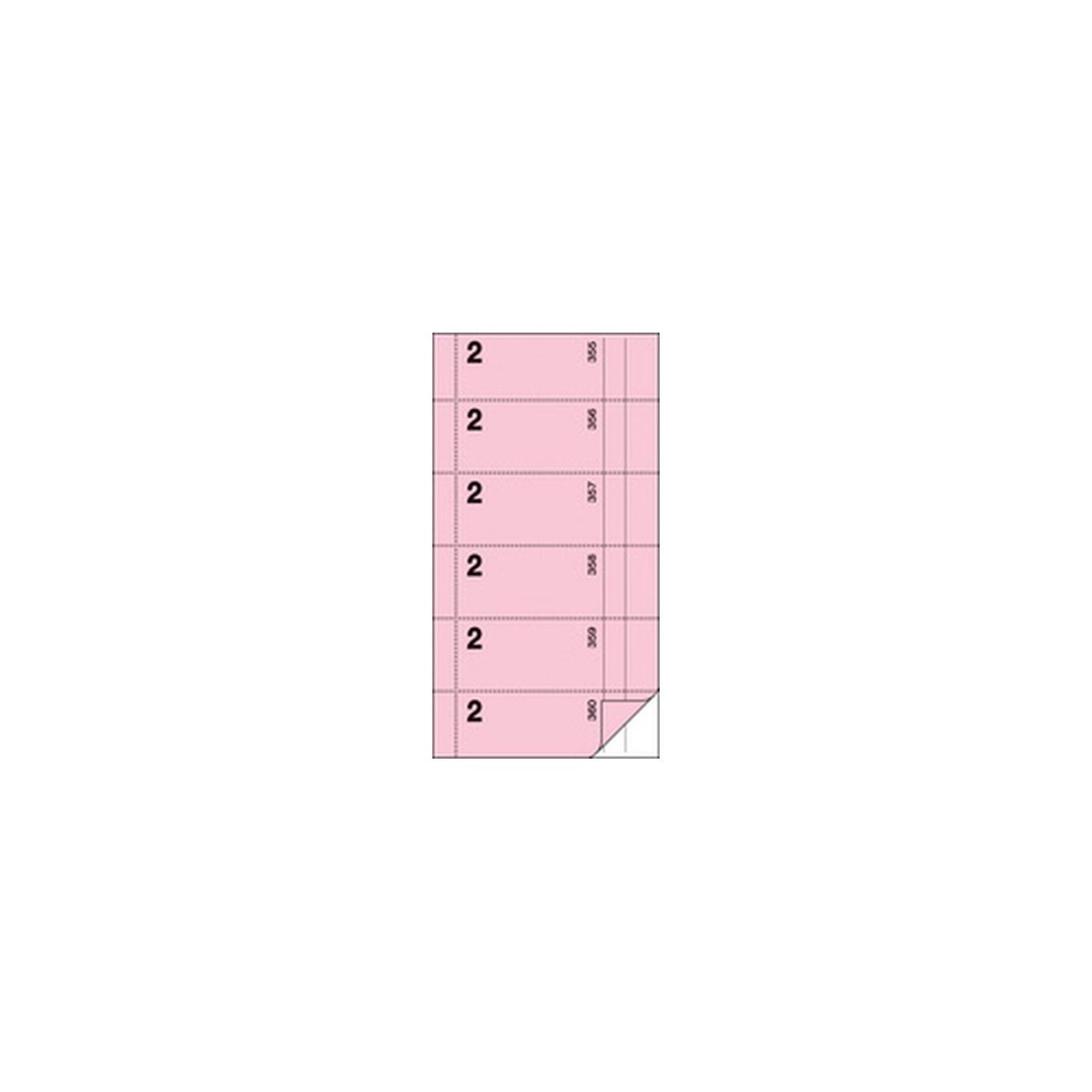 sigel Bloc de bons "Serveur no 2", rosé