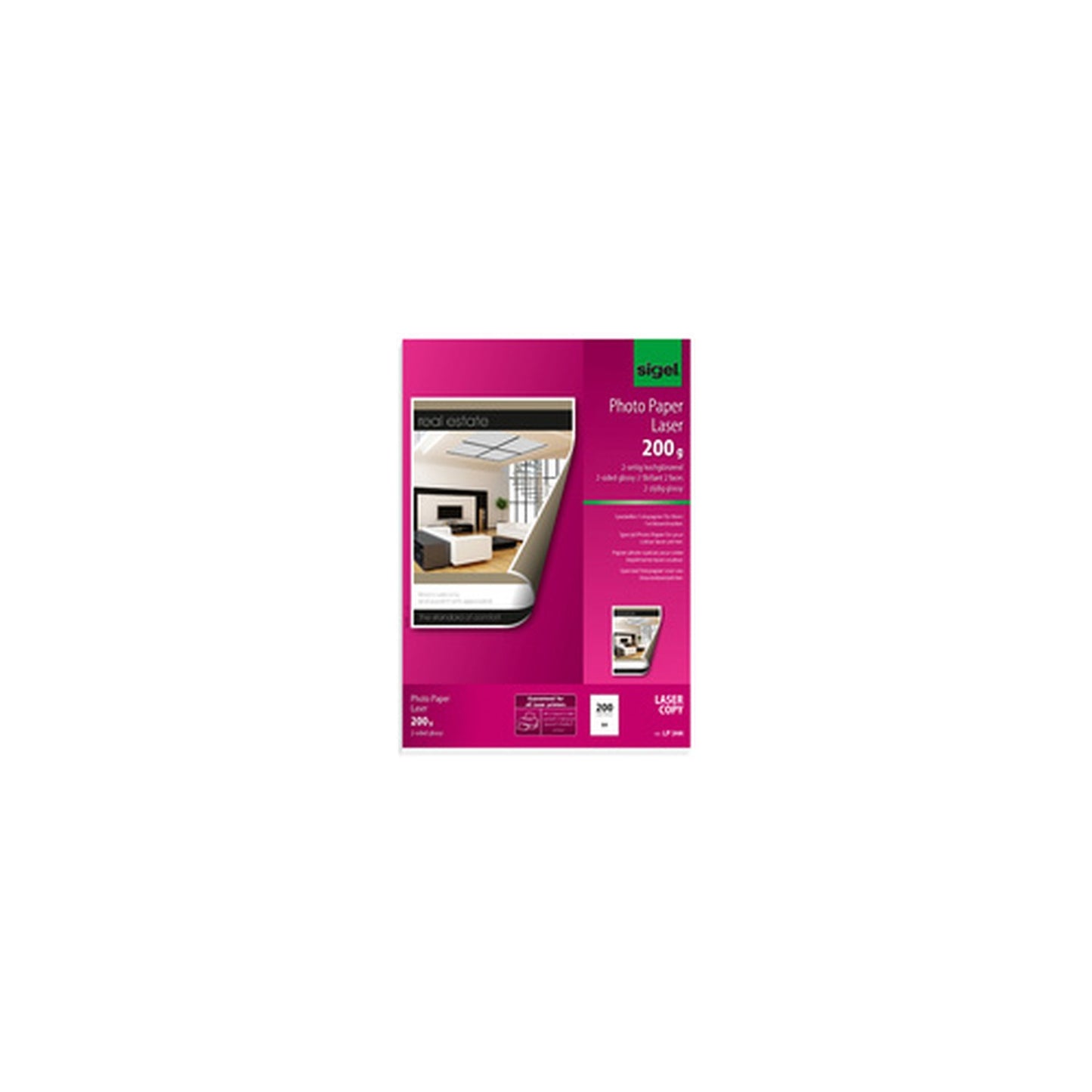 sigel Papier photo, A4, 170 g/m2, glossy recto-verso