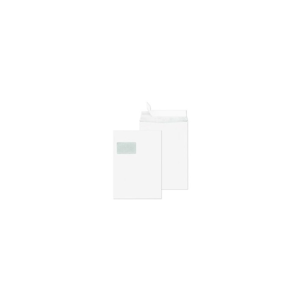 SECURITEX Versandtasche, C4, weiß, mit Fenster, 130 g/qm