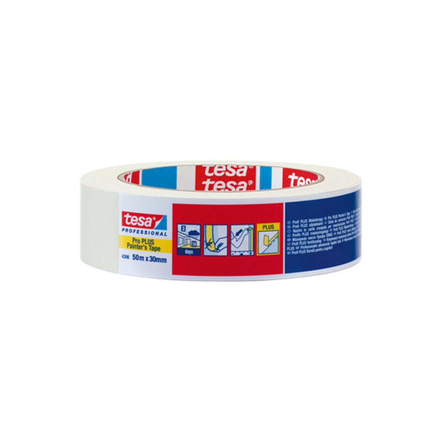 tesa Adhésif masquage papier pour peinture 4306,50 mm x 50 m