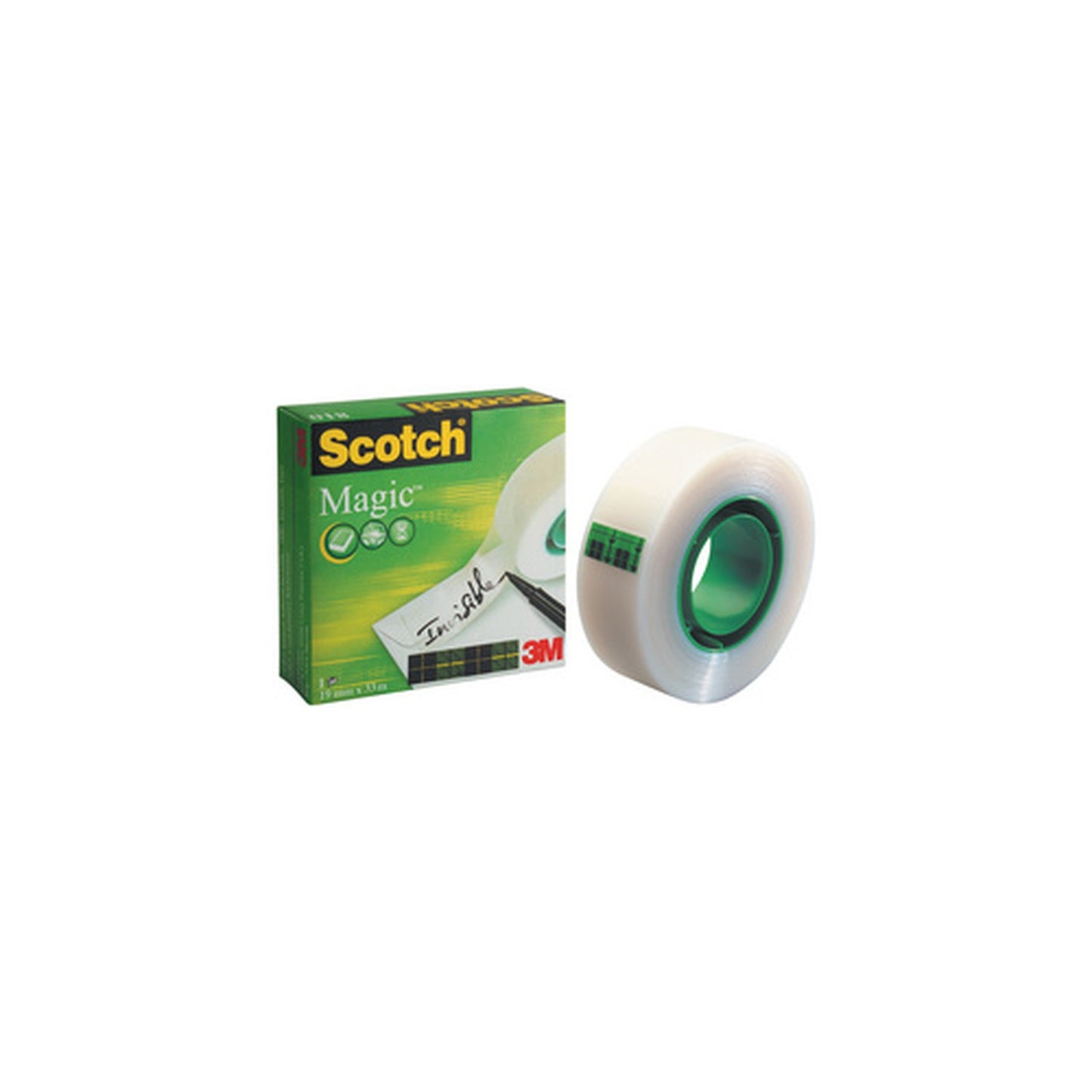 3M Scotch Ruban adhésif Magic 810, 25 mm x 66 m, invisible