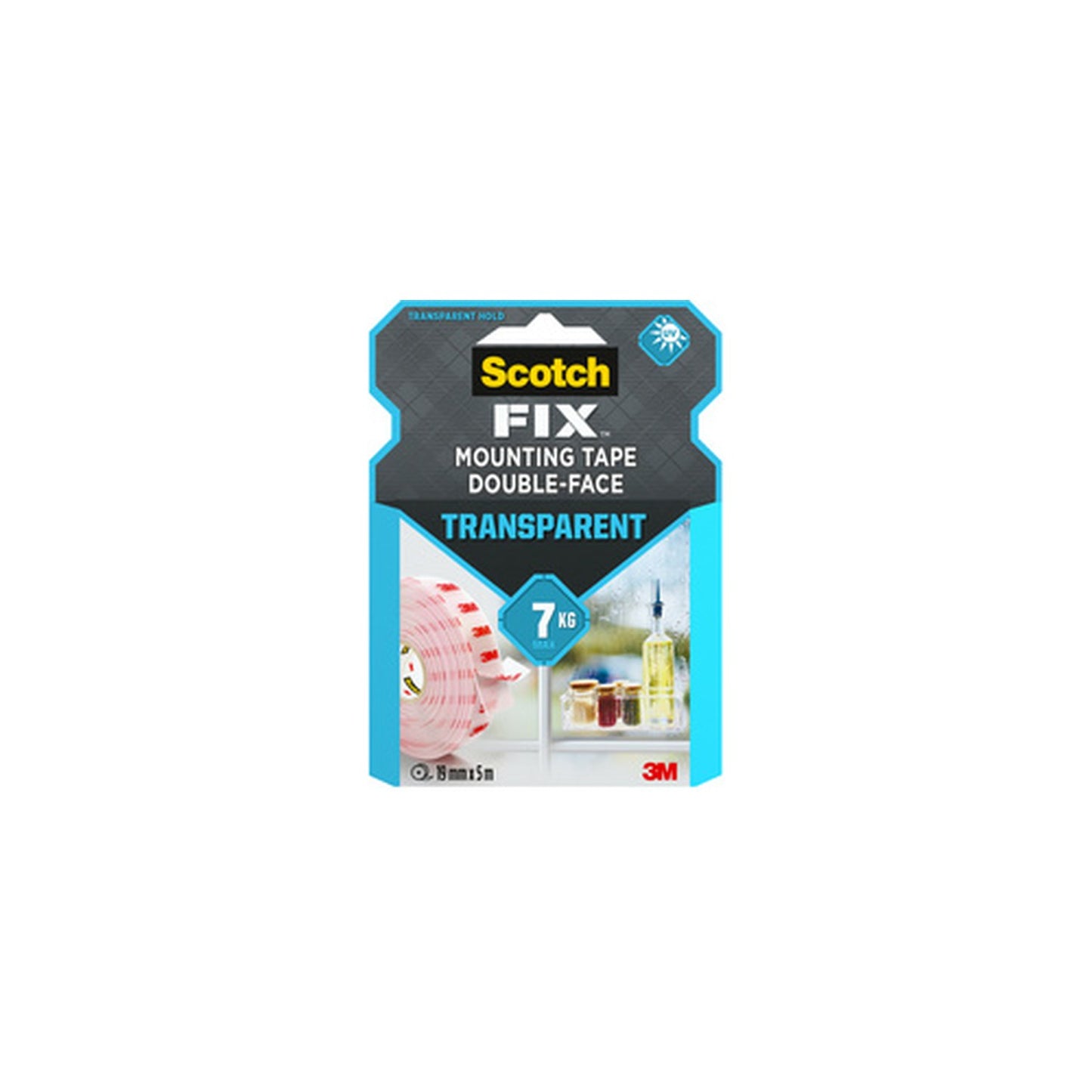 3M Ruban adhésif de fixation Scotch-Fix transparent