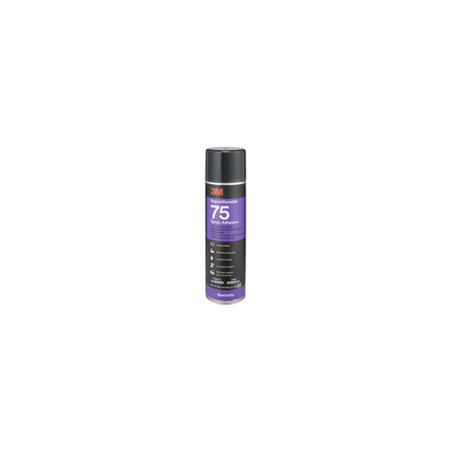 3M Colle aérosol Repositionable 75, repositionnable, 500 ml