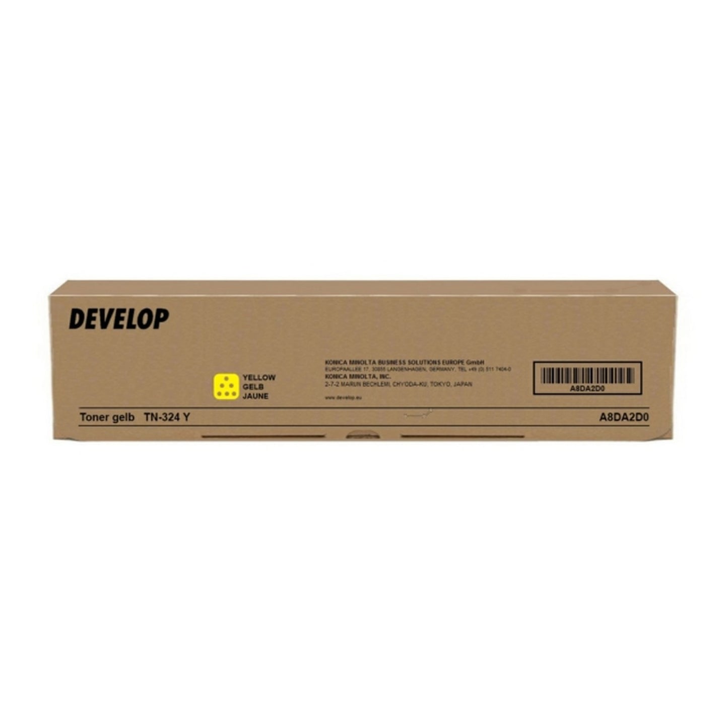 Toner d'origine Develop A8DA2D0 / TN-324 Y - jaune