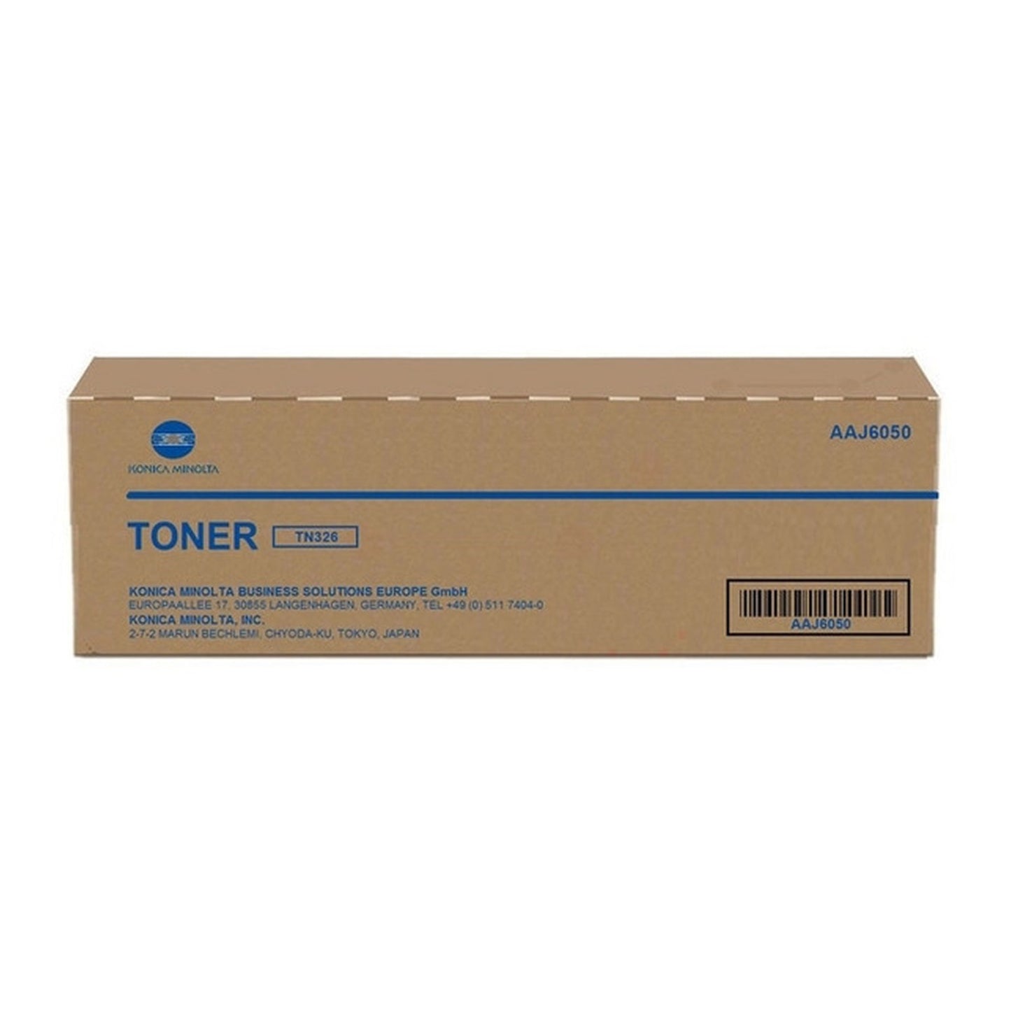 Toner d'origine Konica Minolta AAJ6050 / TN-326 - noir