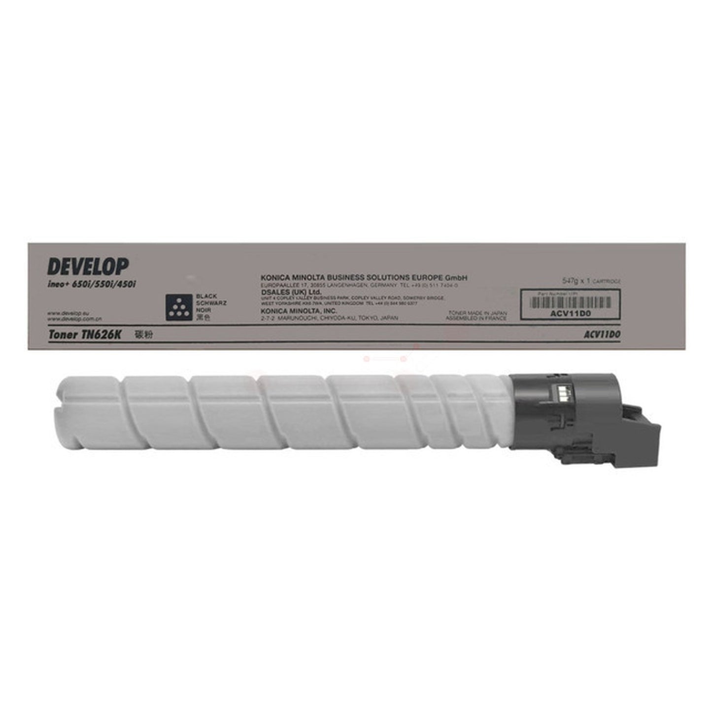 Toner d'origine Develop ACV11D0 / TN-626 K - noir