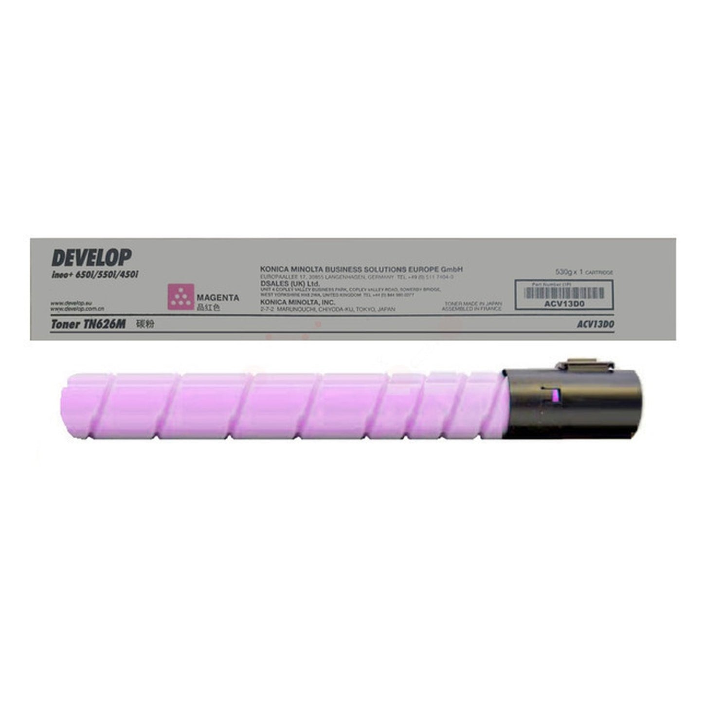 Toner d'origine Develop ACV13D0 / TN-626 M - magenta