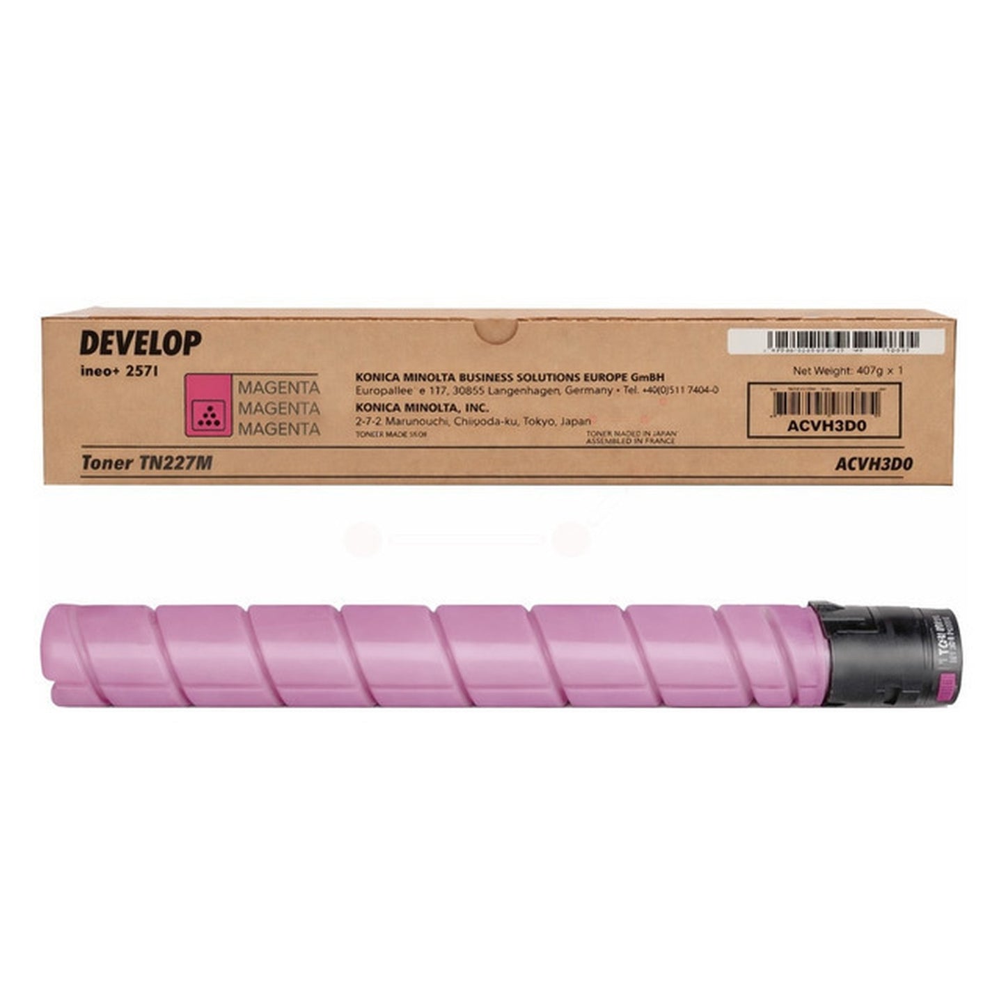 Toner d'origine Develop ACVH3D0 / TN-227 M - magenta