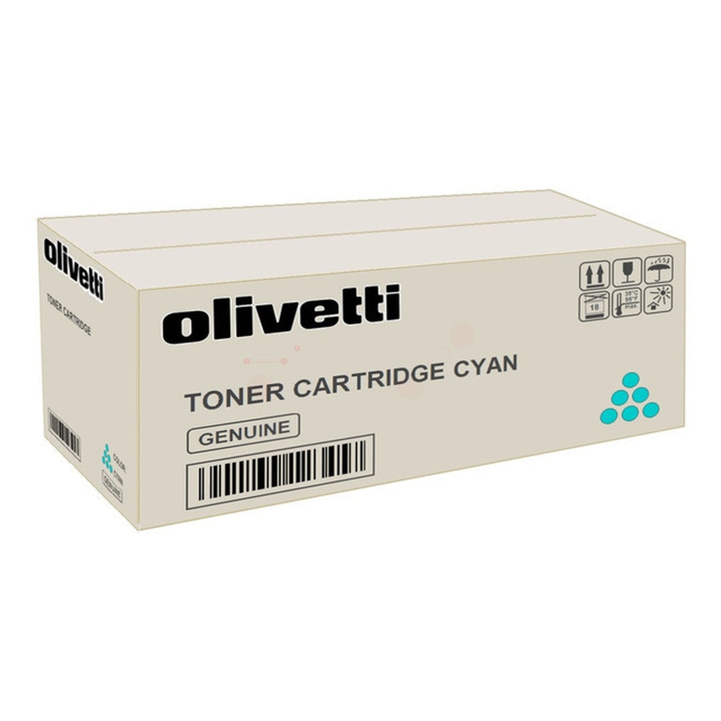 Toner d'origine Olivetti B1218 - cyan