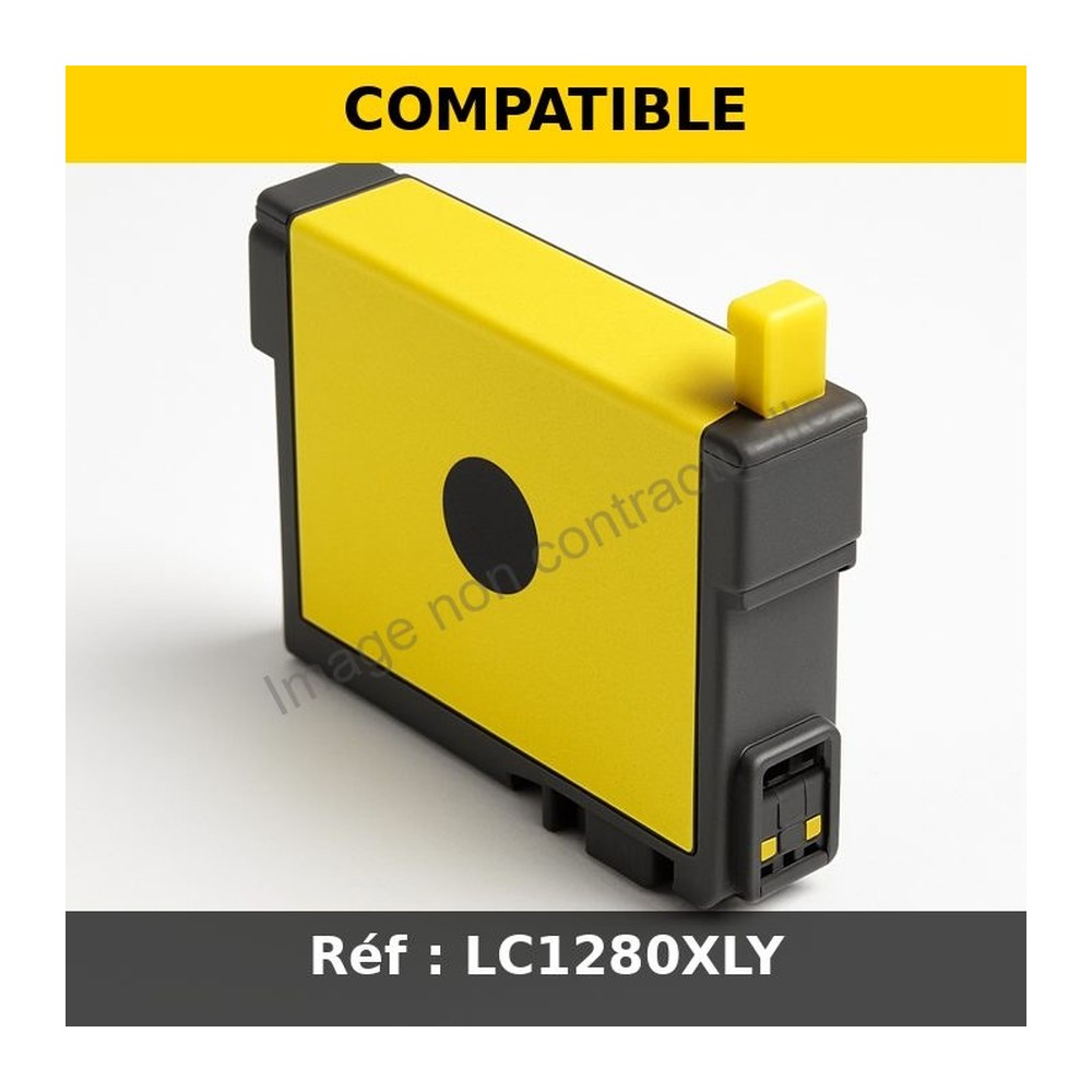 Cartouche compatible Brother LC1280XLY - jaune