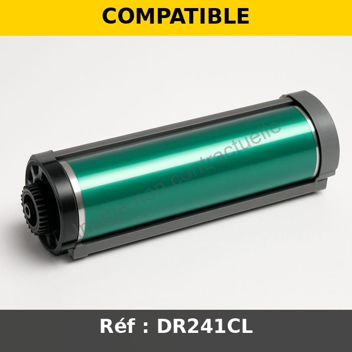Unité de Tambour (drum) Compatible BROTHER DR241CL 4 Couleurs (Noir, Cyan, Magenta, Jaune) (15 000 pages)