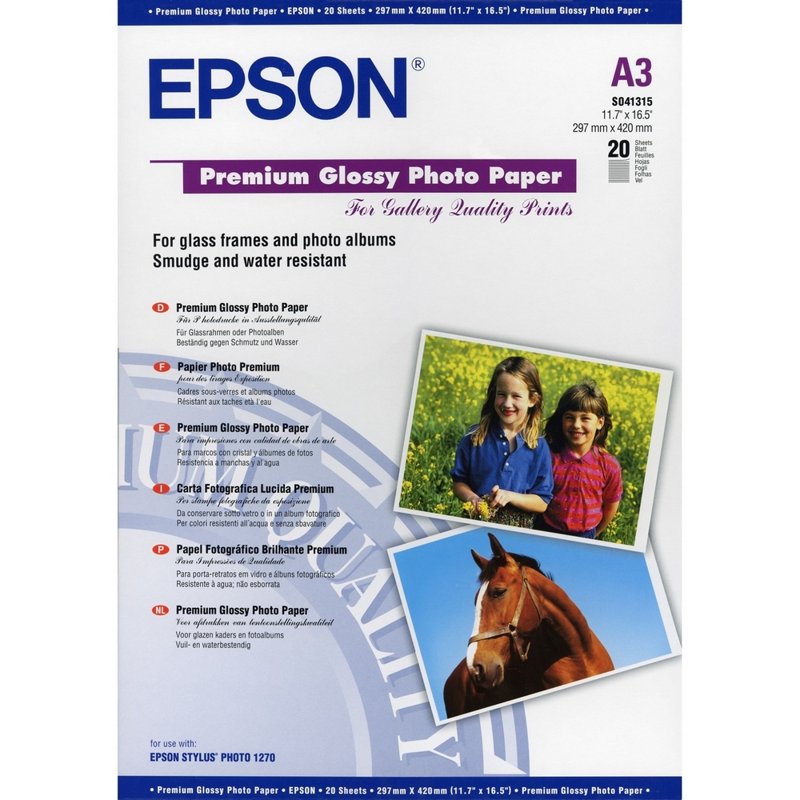 Papier photo A3 d'origine Epson C13S041068