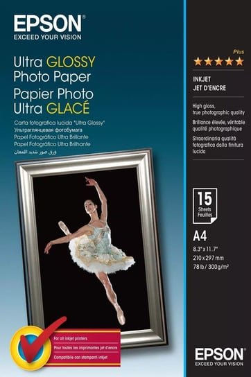 Papier photo A4 d'origine Epson C13S041140