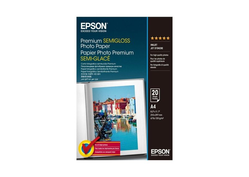 Papier photo A4 d'origine Epson C13S041332