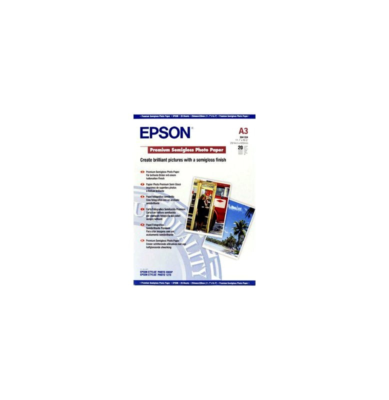 Papier photo A3 d'origine Epson C13S041334