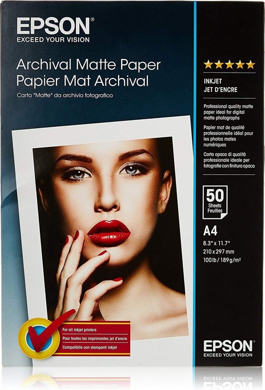 Papier photo A4 d'origine Epson C13S041342