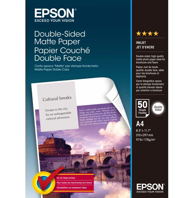 Papier photo A4 d'origine Epson C13S041569