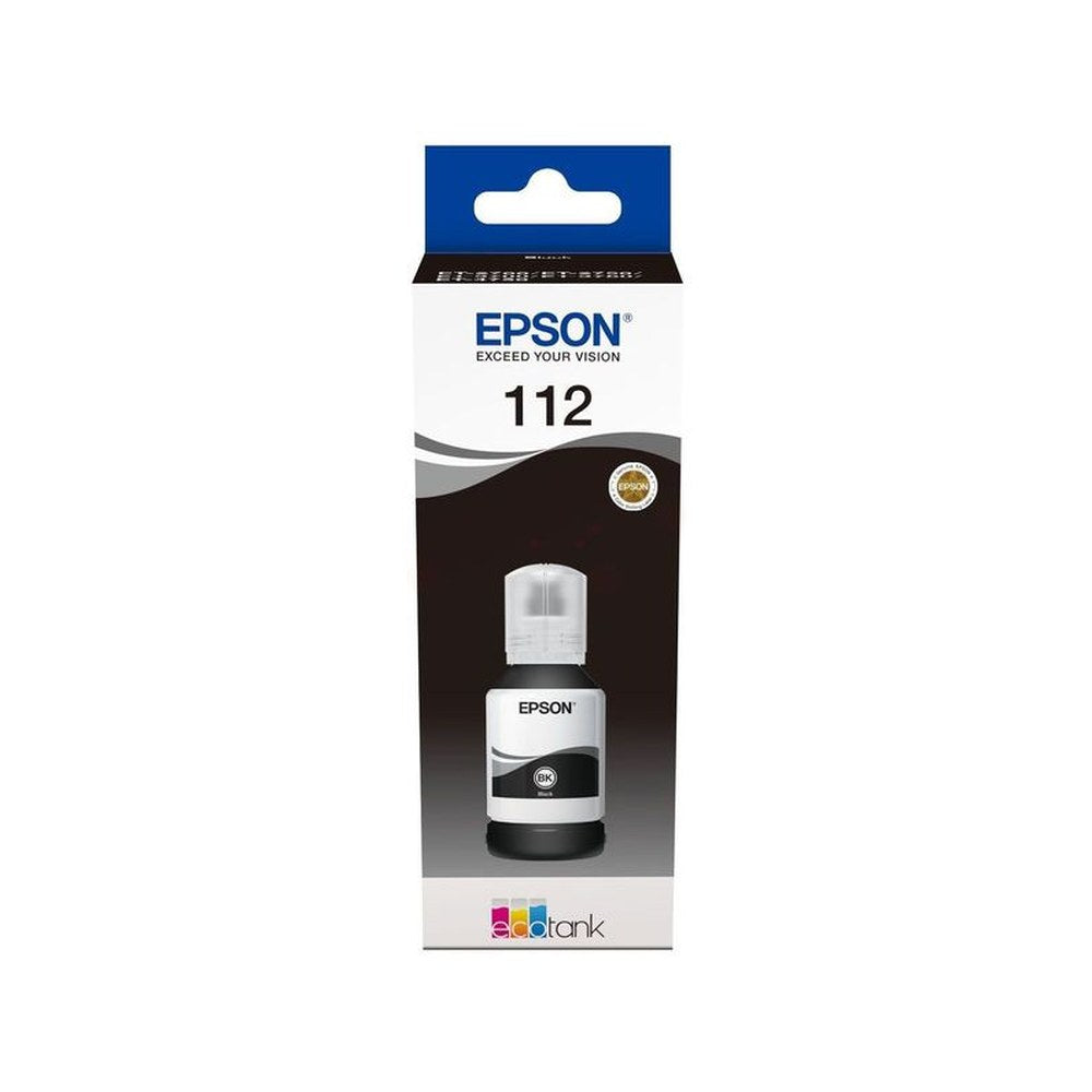 Bouteille d'encre d'origine Epson C13T06C14A / 112 - noire