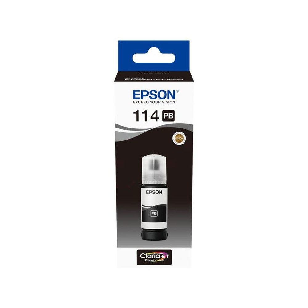 Bouteille d'encre d'origine Epson C13T07B140 / 114 - noire