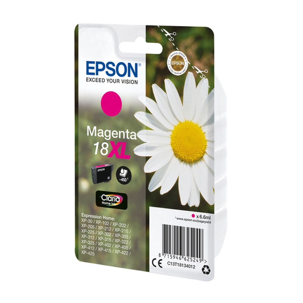 Cartouche d'origine Epson C13T18134012 / 18XL - magenta