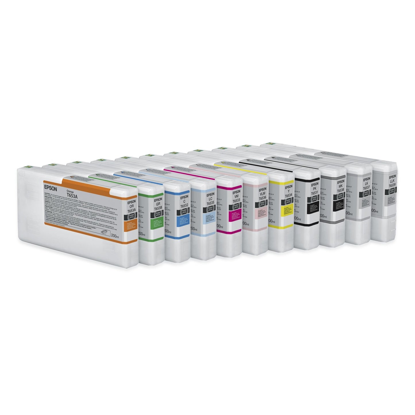 Cartouche Jet d'encre de Marque Epson T653A ORANGE (200ml)