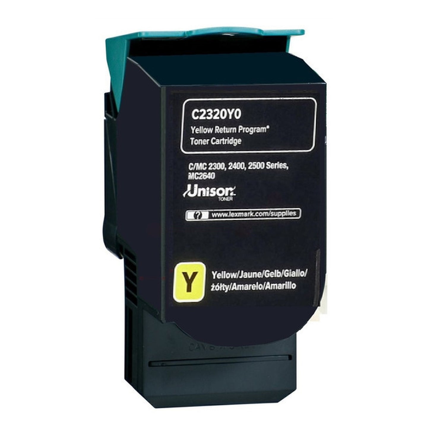 Toner d'origine Lexmark C242XY0 - jaune