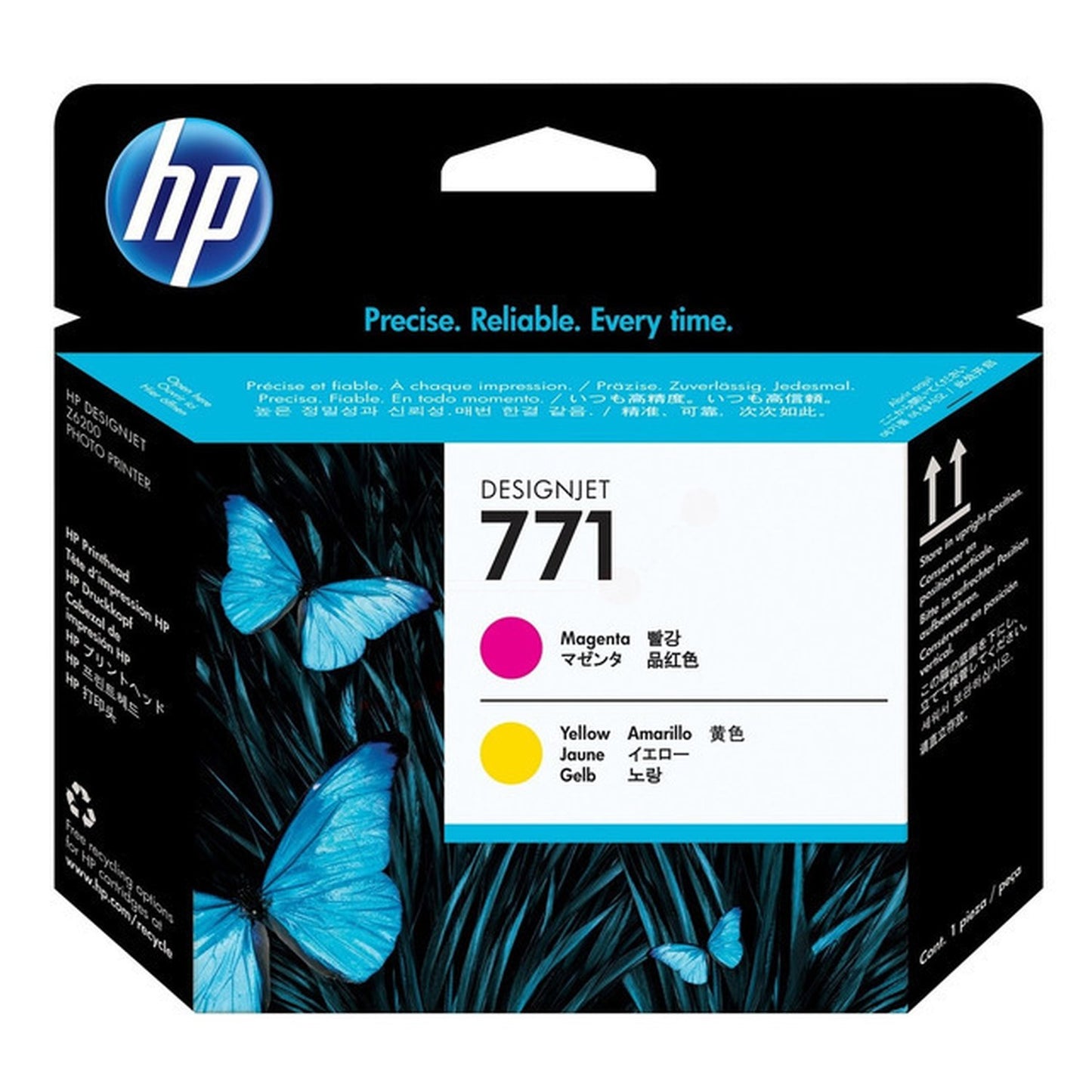 Tête d'impression d'origine HP CE018A / 771 - magenta, jaune