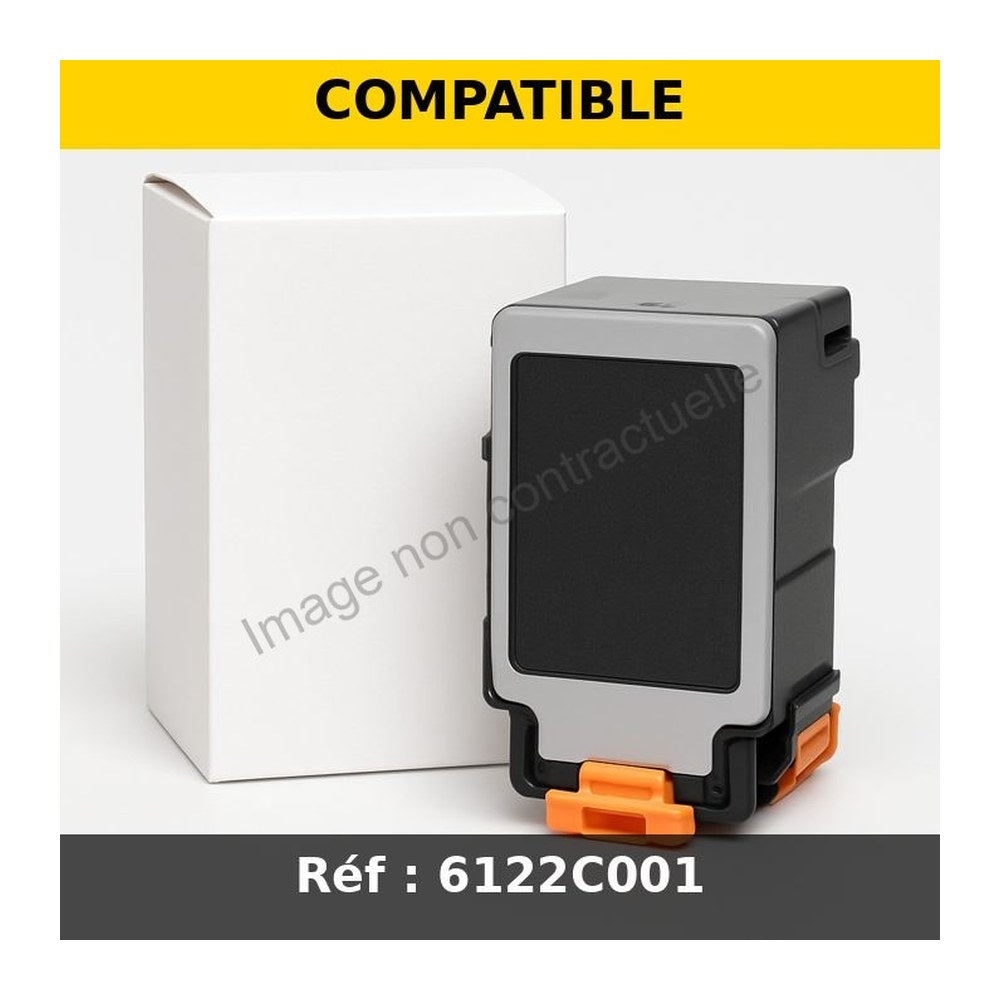 Cartouche compatible Canon 6122C001 / CLI-531 GY - grise