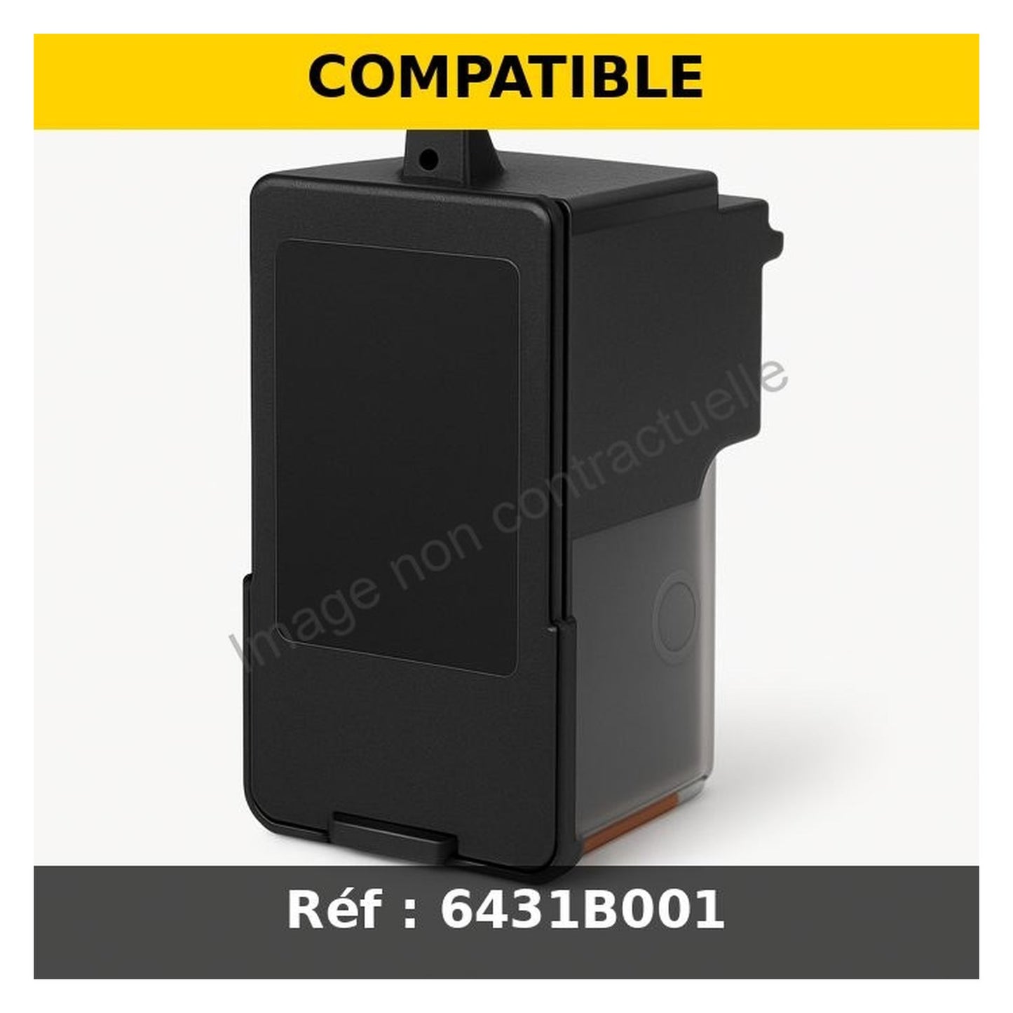 Cartouche compatible Canon 6431B001 / PGI-550 PGBKXL - noire