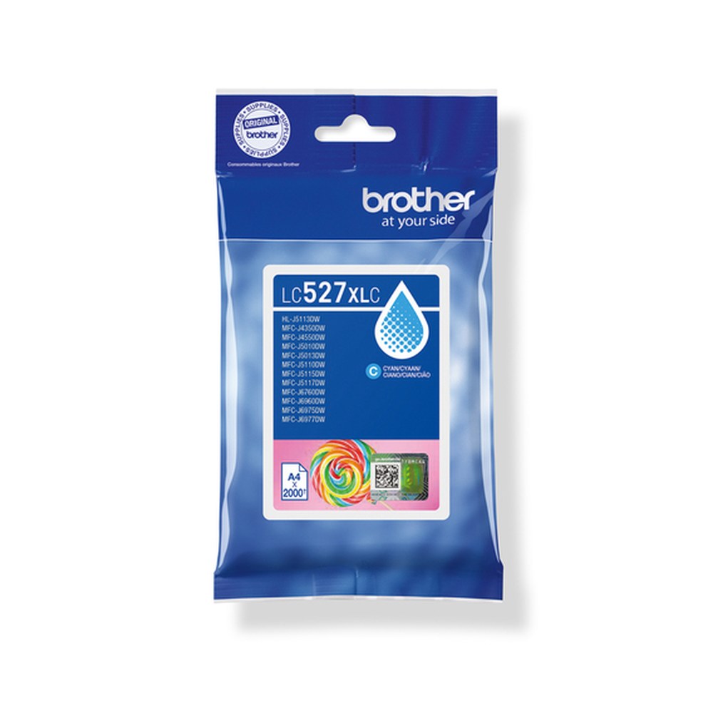 Cartouche compatible premium Brother LC527XLC - cyan