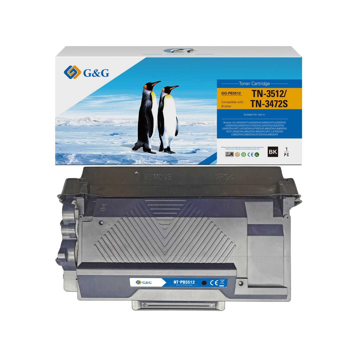 Toner compatible premium Brother TN3512 - noir